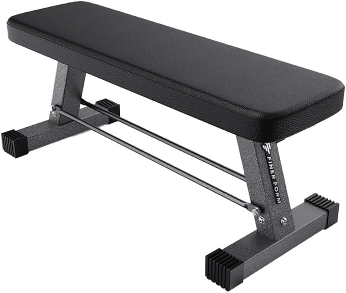 FF Finer Form Essential Flat Weight Bench for Your Home Gym – Heavy Duty Workout Bench for Benc... | Amazon (US)
