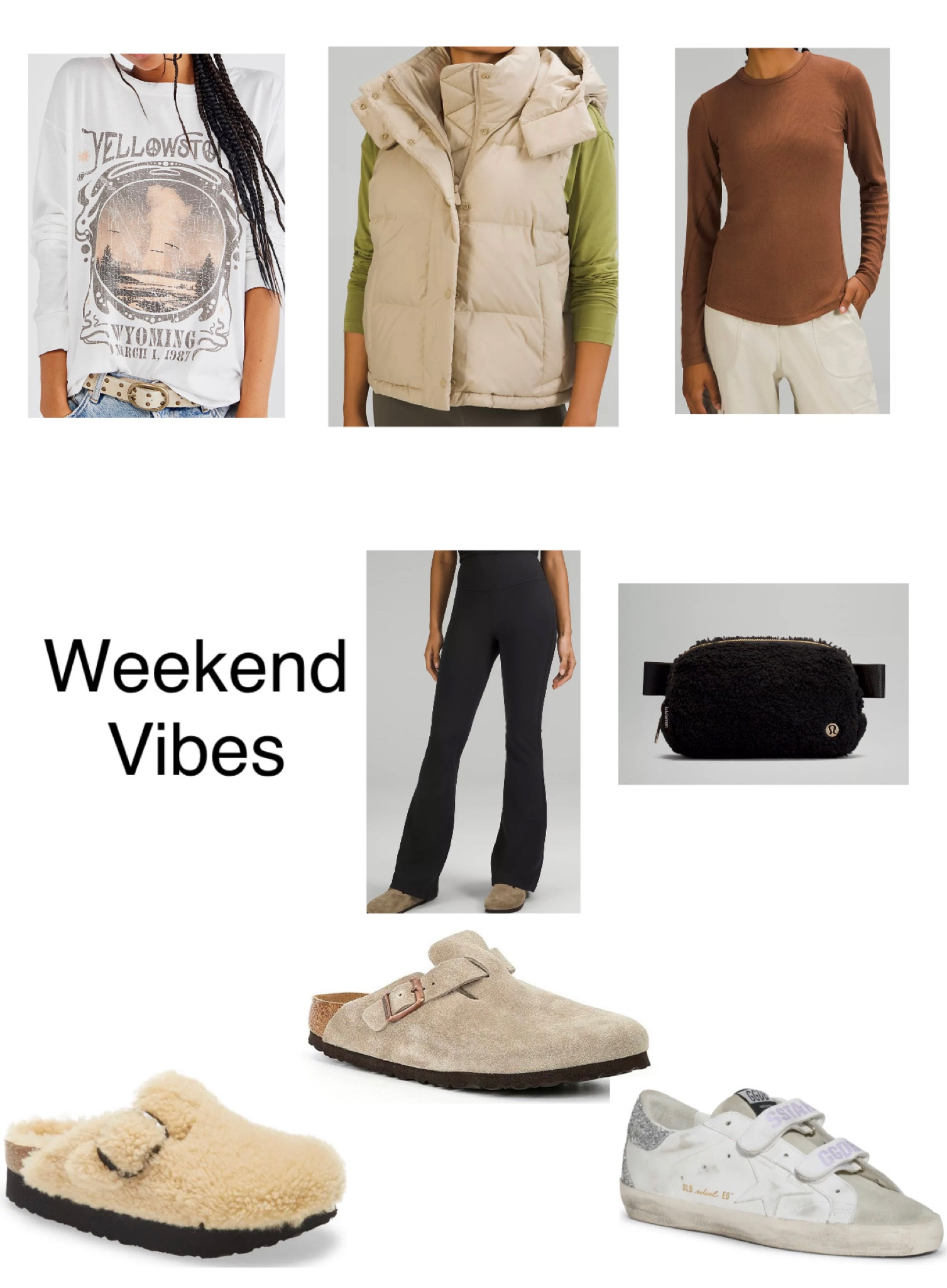 #weekendvibes #weekendlook #casual #lululemon #birkenstocks 

#LTKshoecrush #LTKstyletip #LTKfit
