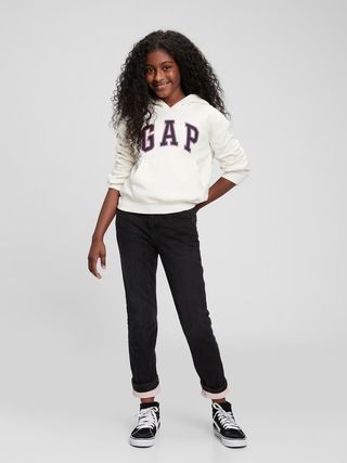 Kids Lined Girlfriend Jeans with Washwell ™ | Gap (US)