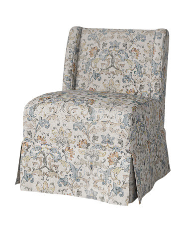 20.5X32.5 Edwin Slipcover Chair, Linen | TJ Maxx
