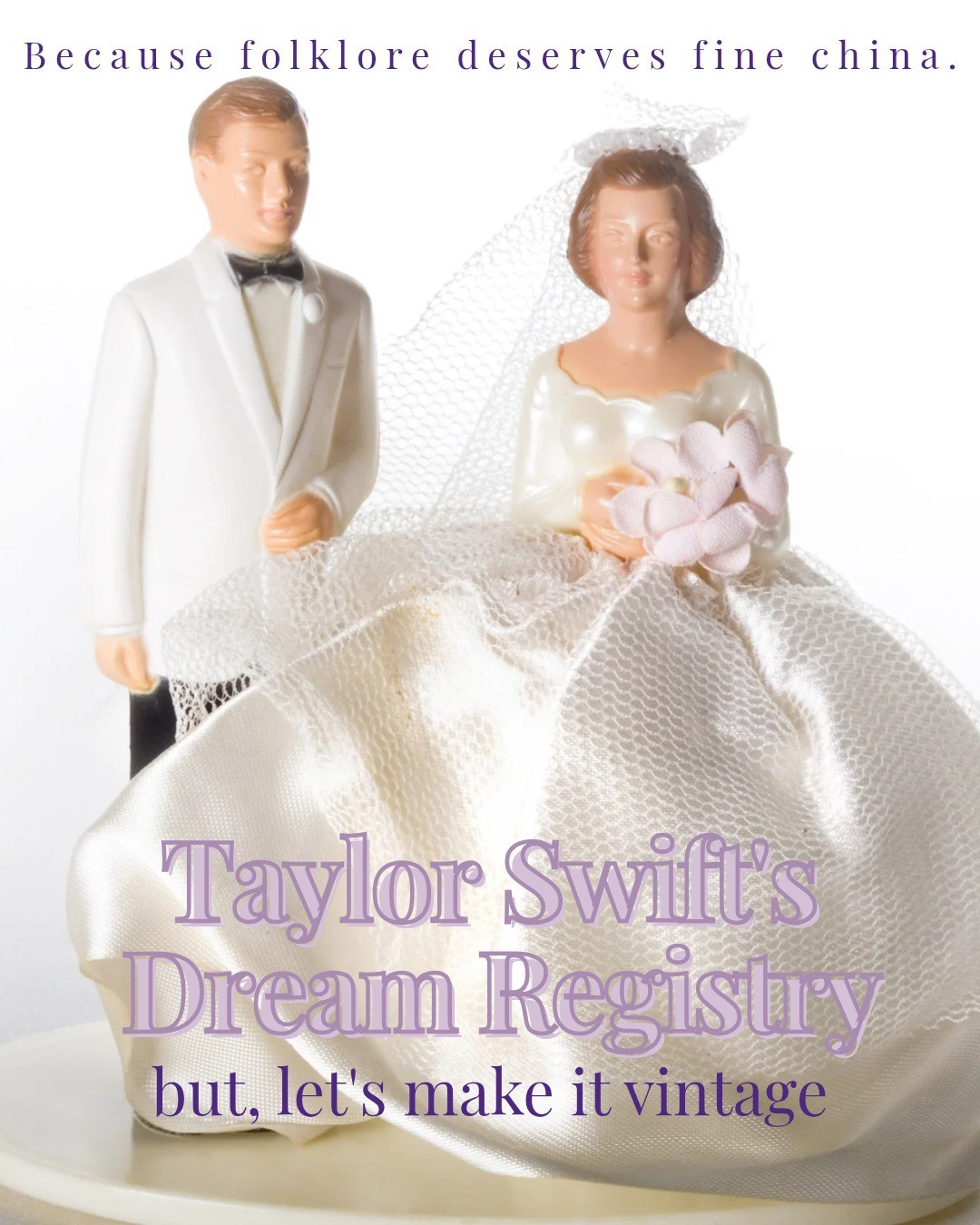 Taylor Swift just got engaged… so naturally, I imagined what her vintage wedding registry might look like—one bone china pattern at a time. 💍✨From “Lover” to “All Too Well,” each plate in this carousel was inspired by a song from her discography and paired with a timeless pattern to match the mood. Whether you’re Team Desert Rose or feeling the Lavender Haze, there’s a setting here for every Swiftie soul.

#LTKWedding #LTKHome