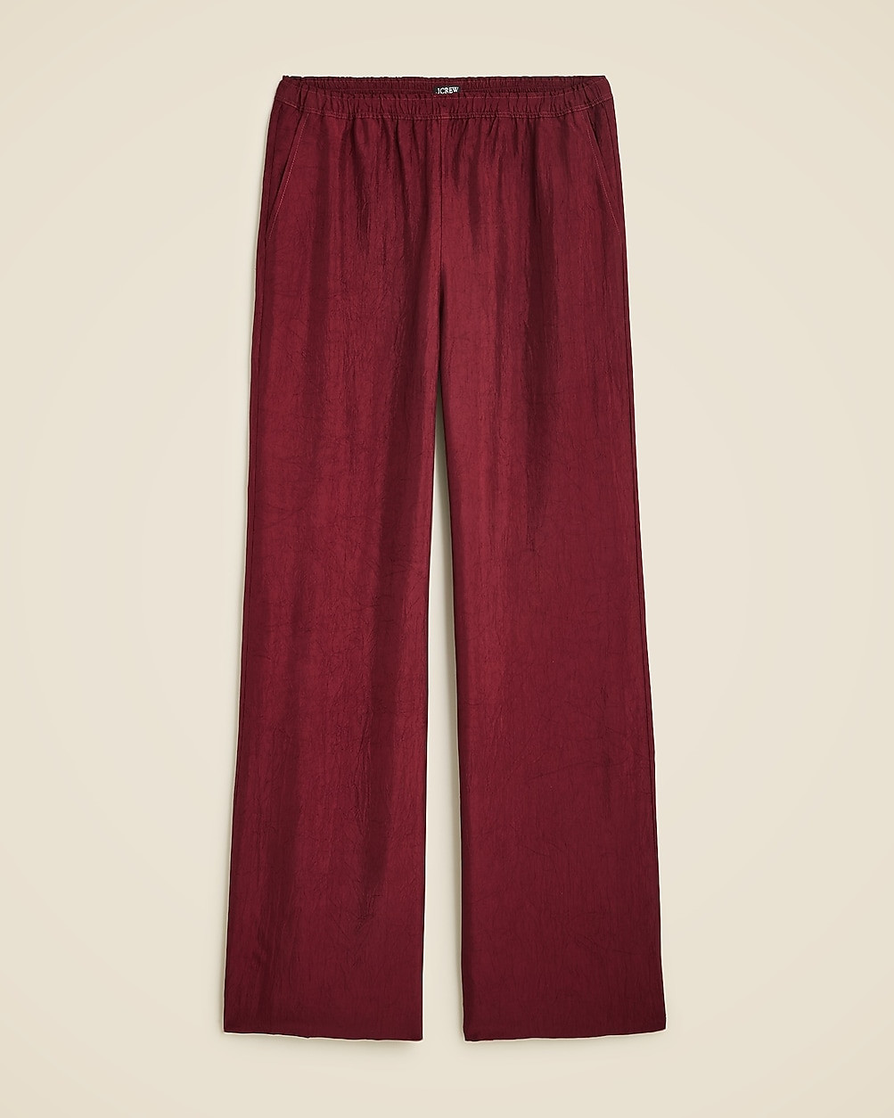Stratus pant in textured satin | J. Crew US