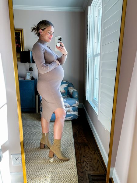 Off to church! I love this maternity dress, even at 38 weeks pregnant  

#LTKbump