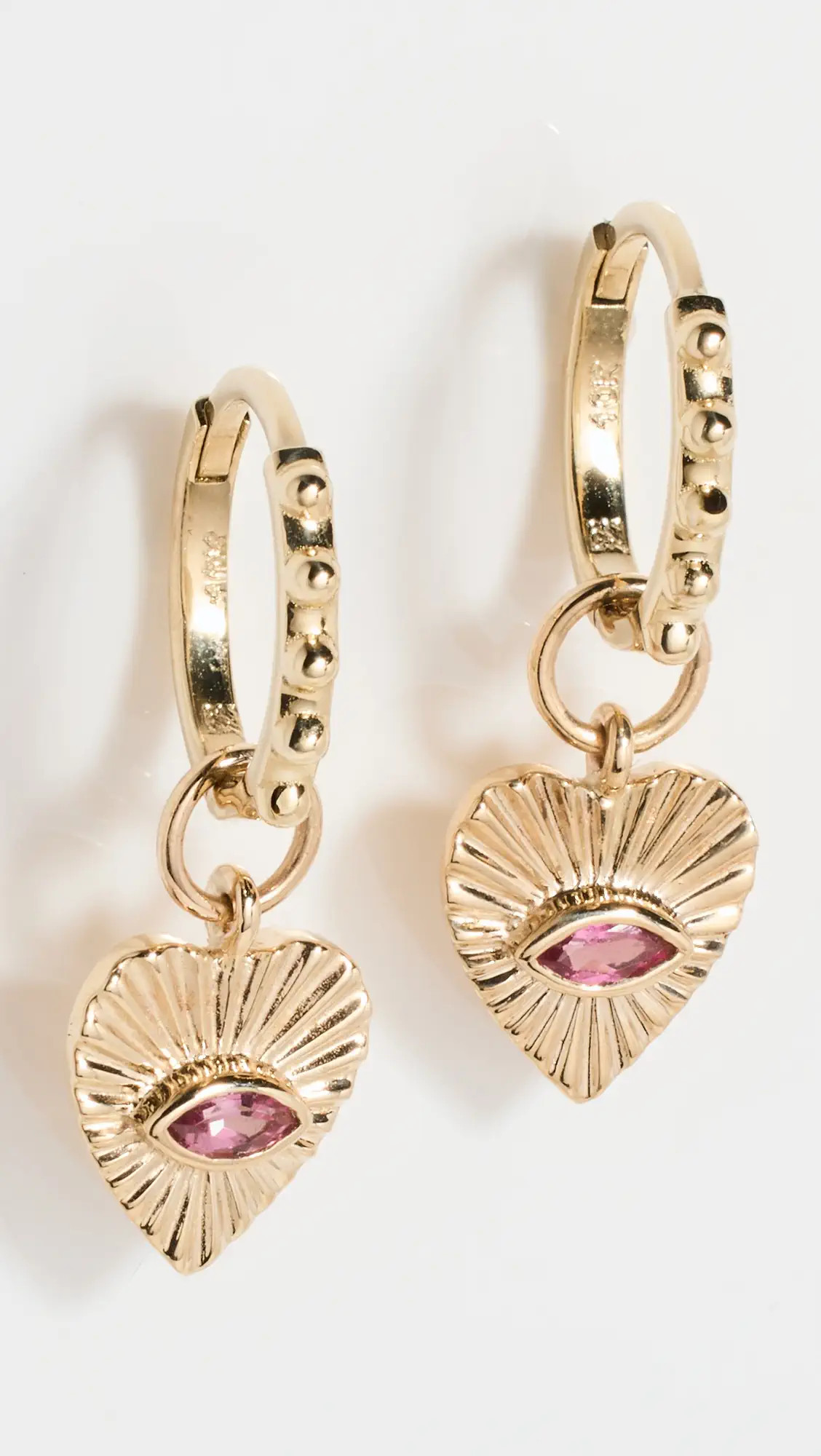 Zahava Heart Charm Earrings | Shopbop | Shopbop