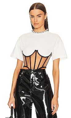 RtA Angelo Top in Optic White from Revolve.com | Revolve Clothing (Global)