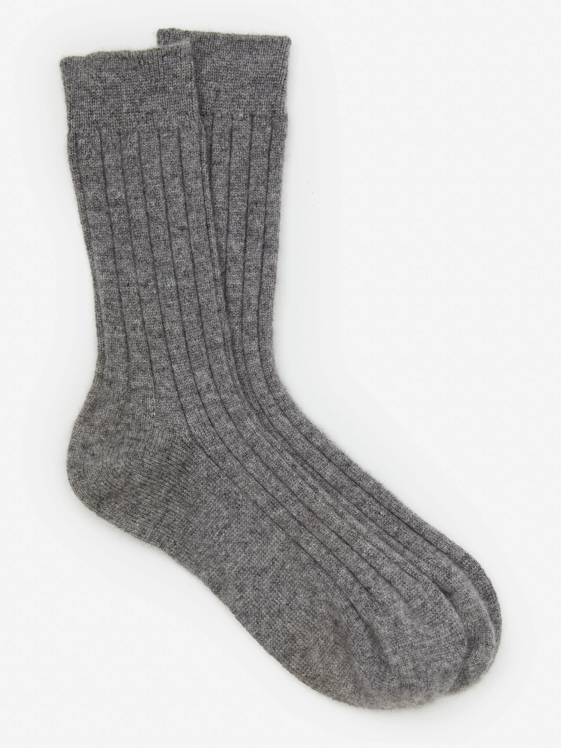 J.McLaughlin Men's Cashmere Socks Heather Gray | J.McLaughlin