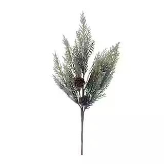 Frosted Pine Sprig Pick with Pinecone by Ashland® | Michaels Stores