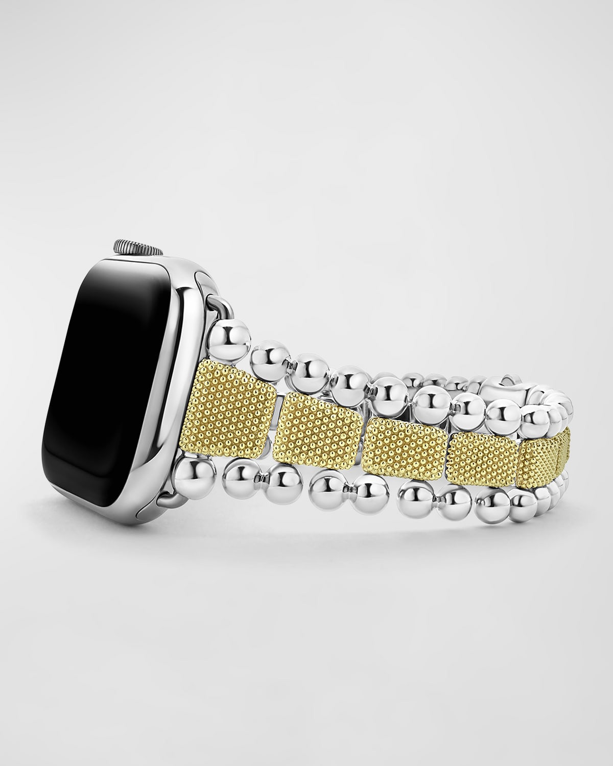 Smart Caviar Lux Sterling Silver and 18K Gold 42mm Watchband | Neiman Marcus