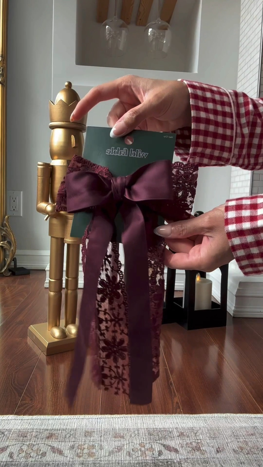 Satin ribbon floral lace hair bow,
Butterfly claw clips


#LTKSeasonal #LTKStyleTip #LTKHoliday