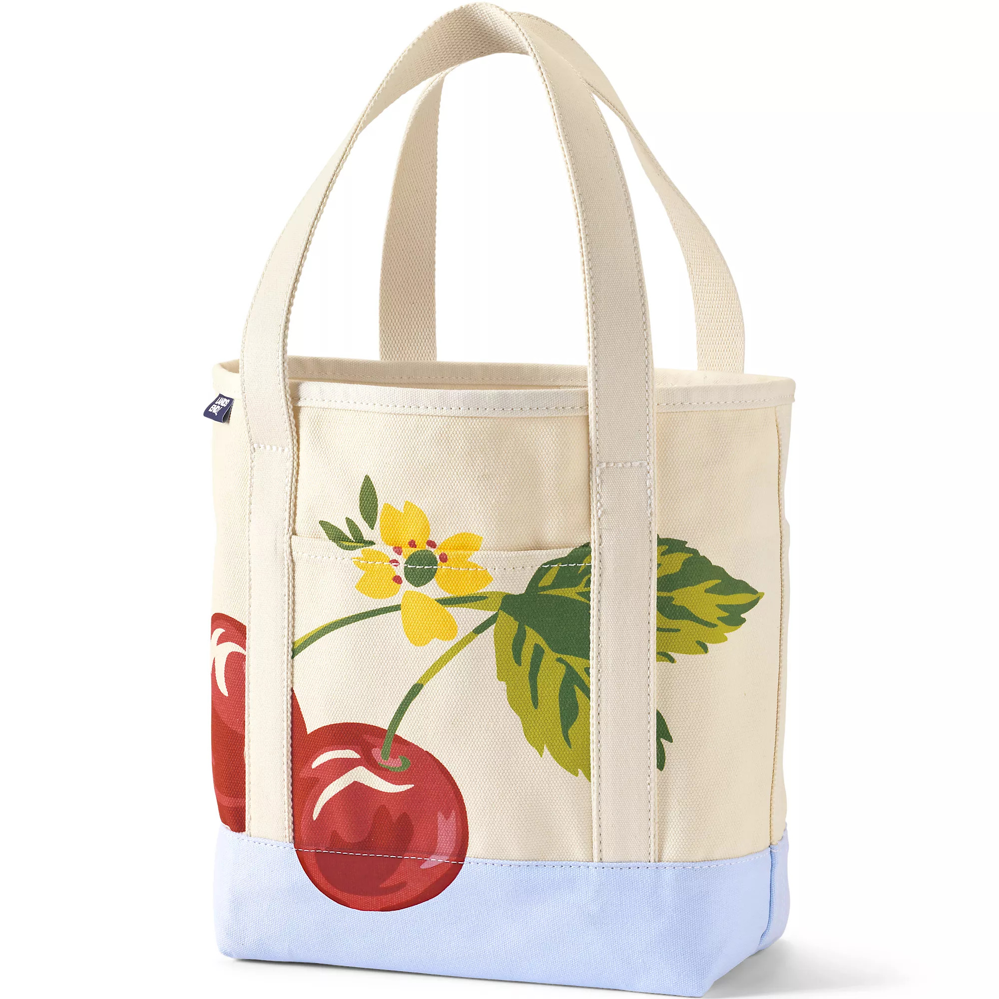 Medium Print 5 Pocket Open Top Canvas Tote Bag | Lands' End (US)