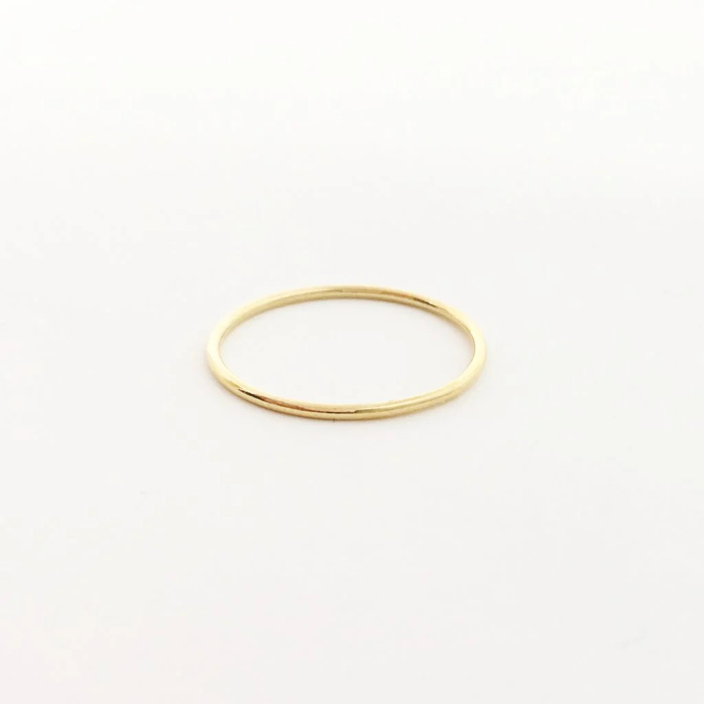 Sloane Smooth Stacking Ring | Gold | MTT Collective