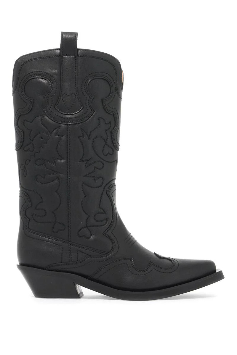 embroidered western boots | Baltini