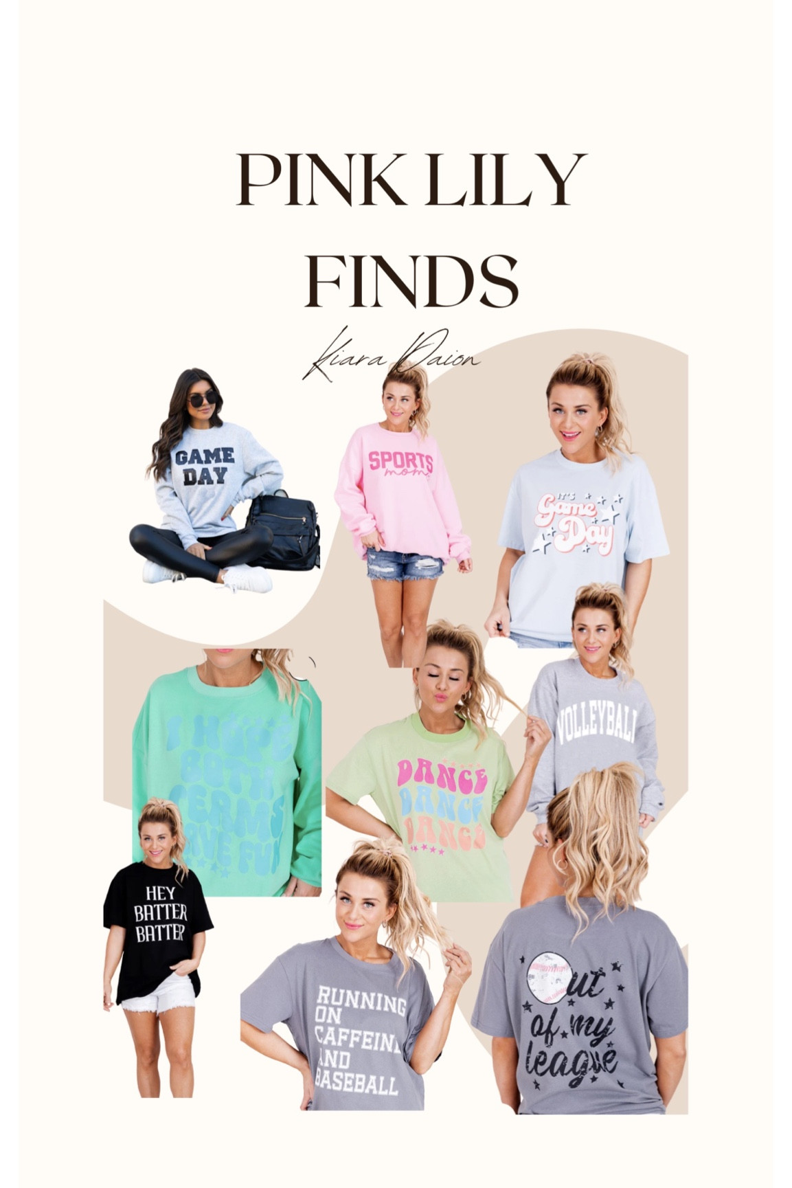 Pink Lily sports graphic tee collection 

#LTKFind #LTKSeasonal