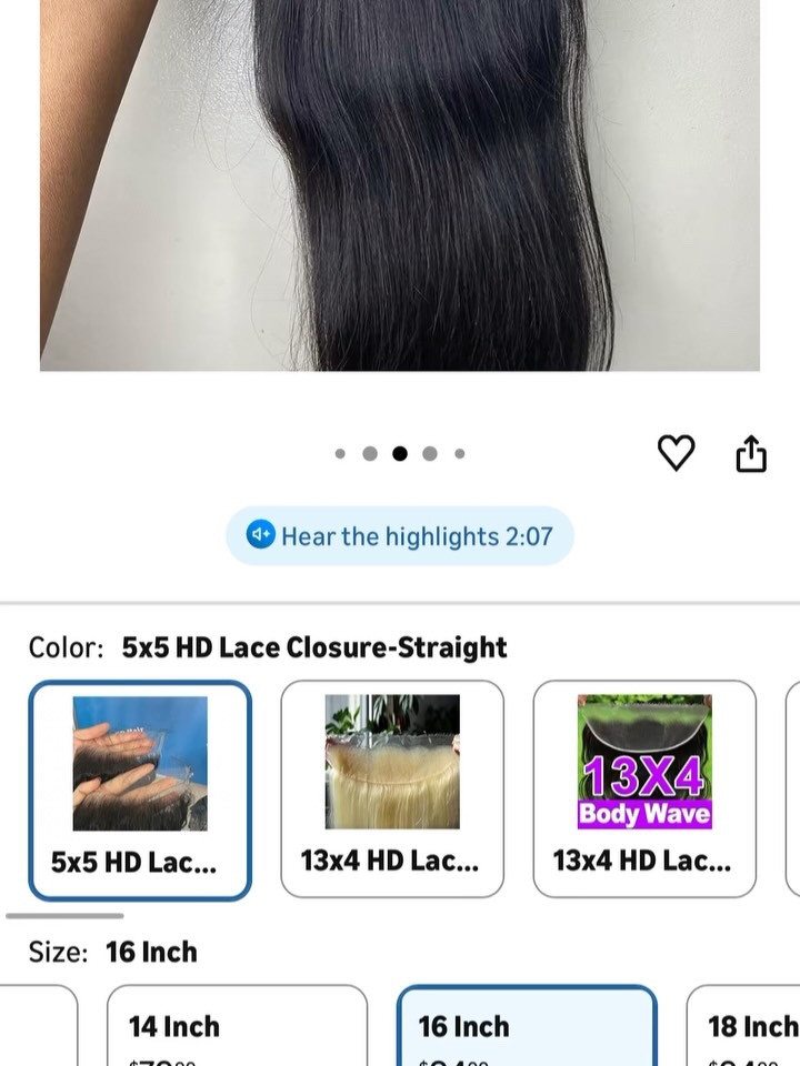 No gatekeeping over here!!!

One of my many talents is being able to do hair. I’ve been a licensed hair stylist for over 22 years (my clients come based off referrals with my approval… no booking website). I’ve been installing lace products for over 10 years… therefore I know my lace!! This company is one of the best ✨HD lace closure /frontal suppliers on the market and guess what…. They’re on Amazon😮😮. 

per usual thank me later 😘😘

#HDlace #hdlacevendor #Amazonhdlace #hdwigsvendor #affordablehdlace