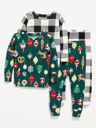 Unisex 4-Piece Pajama Set for Toddler & Baby | Old Navy (US)