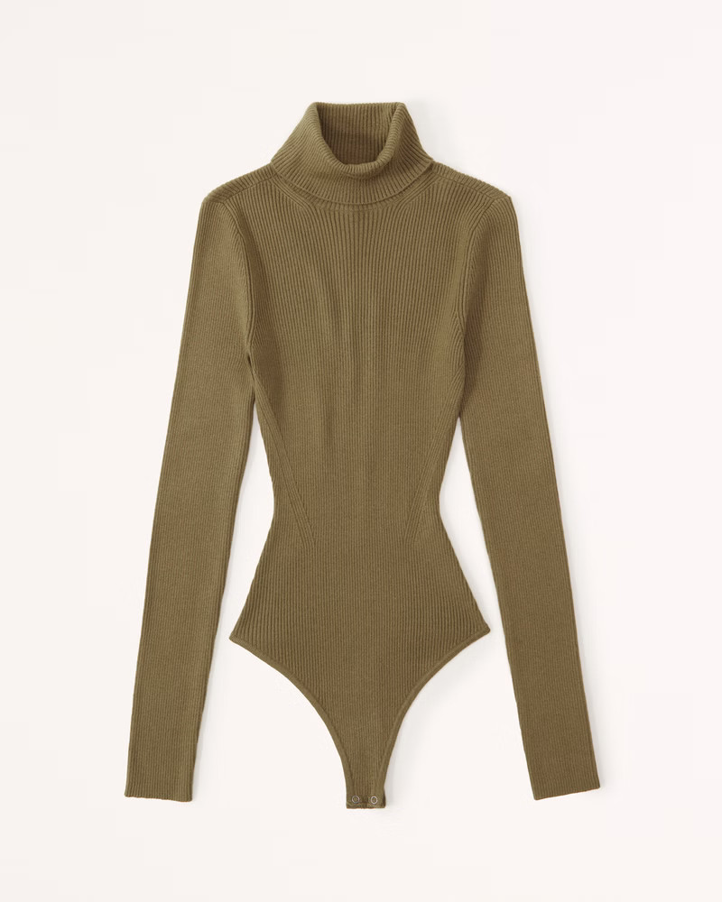 Women's LuxeLoft Turtleneck Bodysuit | Women's Tops | Abercrombie.com | Abercrombie & Fitch (US)
