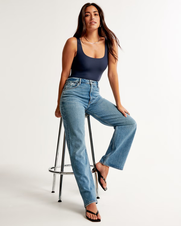 2-Pack Essential Tuckable Crew Tops | Abercrombie & Fitch (US)