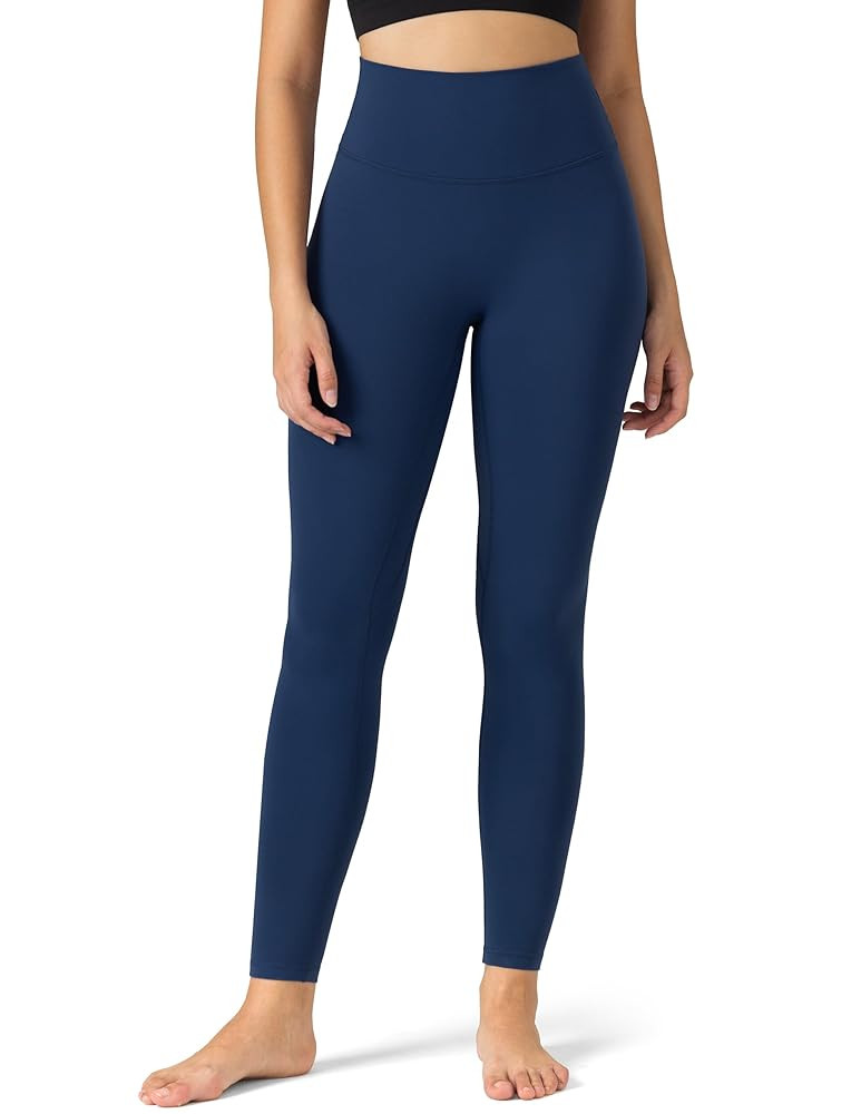 Colorfulkoala Dreamlux No Front Seam Leggings for Women 25"/28" Inseam, Seamless High Waisted But... | Amazon (US)
