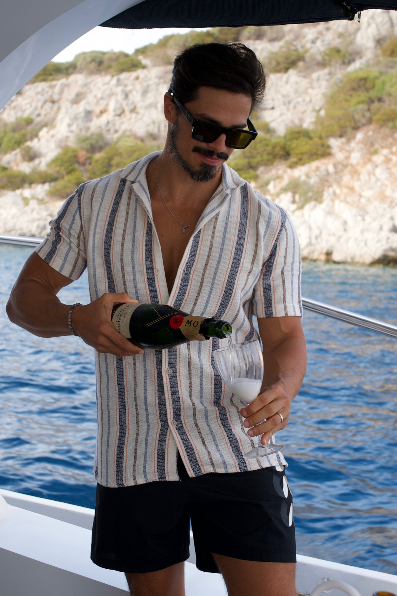 That perfect shades and swimwear for a boat day! 
Shorts size - S 
#swimwear