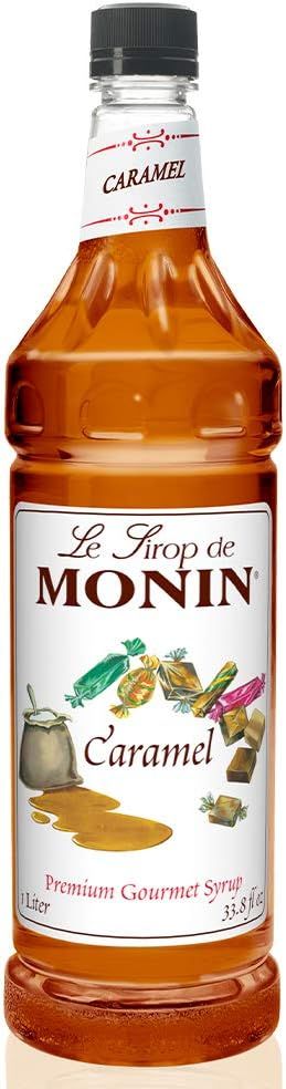 Monin - Caramel Syrup, Rich and Buttery, Great for Desserts, Coffee, and Cocktails, Gluten-Free, Non | Amazon (US)