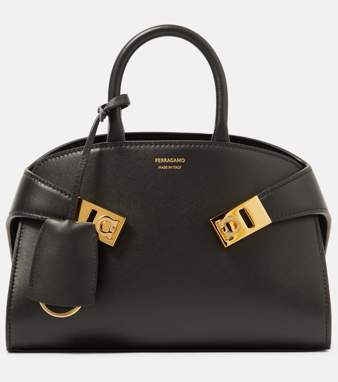 Hug Mini leather tote bag | Mytheresa (US/CA)