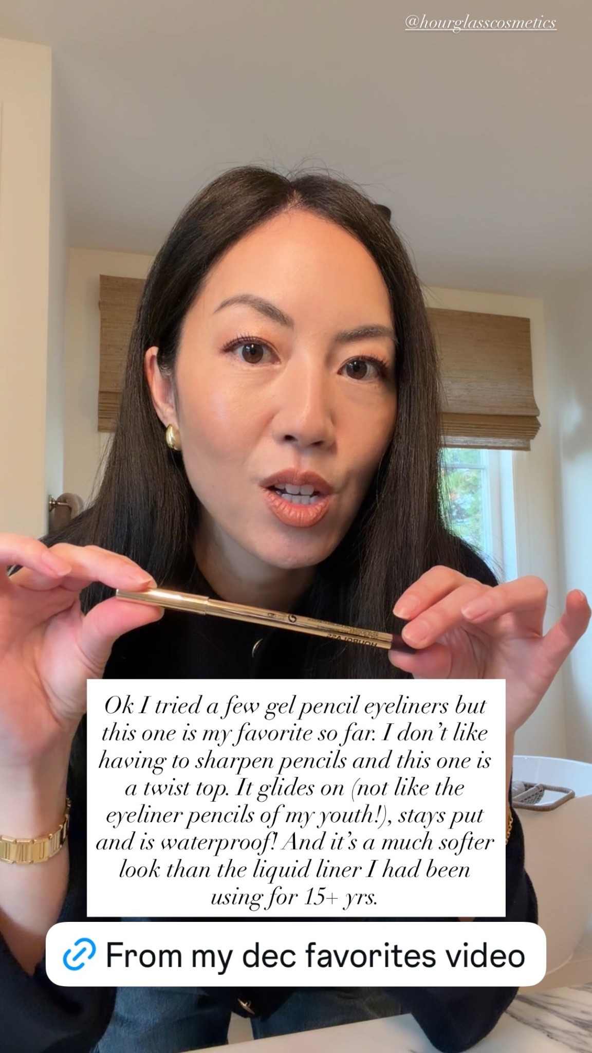 Favorite things right now:
Gel eyeliner
Gold necklace 
Cardigan

#makeuproutine
#geleyeliner
#wintermakeup
#wintersweater
#goldjewelry



#LTKmorningroutine #LTKselfcare #LTKgrwm