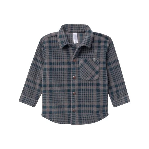 Modern Moments by Gerber Toddler Boy Microfleece Shacket, Sizes 12M-5T | Walmart (US)