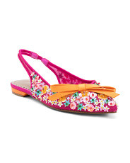 floral slingback shoes  | TJ Maxx