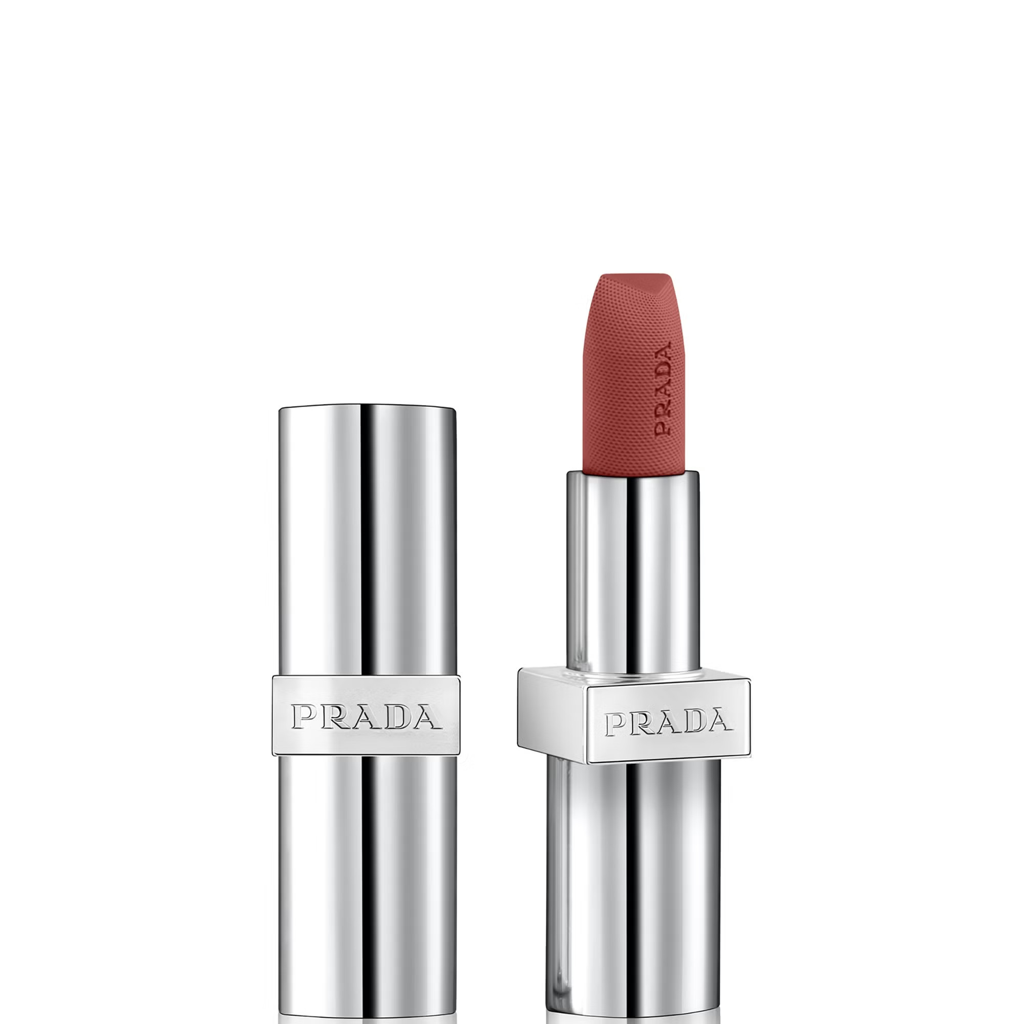 Prada Monochrome Soft Matte Lipstick nudes B106 - Caramel | Look Fantastic (UK)