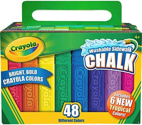 Crayola Washable Sidewalk Chalk | Amazon (US)