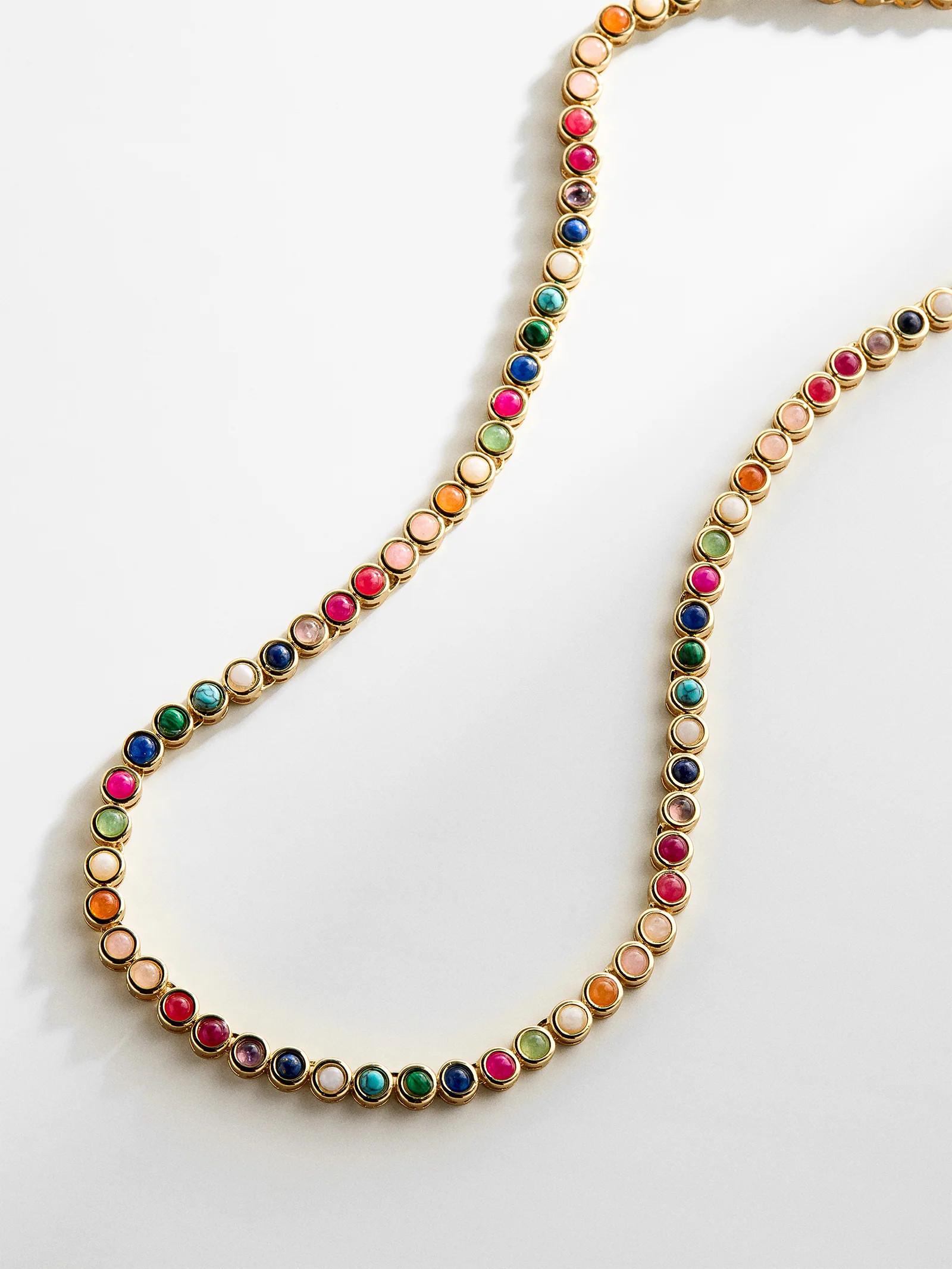 Nina Semi-Precious Necklace - Gold/Multi | BaubleBar