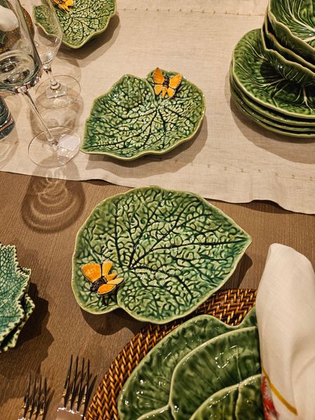 These plates add so much charm. Capturing the organic beauty of cabbage leaves, they make for elegant spring table decor. #interiordesign #home #interior #decor #design #homedesign #homesweethome #decoration  #interiors #homedecoration 

#LTKhome #LTKparties #LTKMostLoved