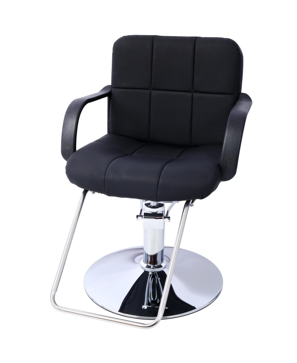 Simplie Fun Heavy-Duty Salon Chair with Barber Cape - Black | Macy's