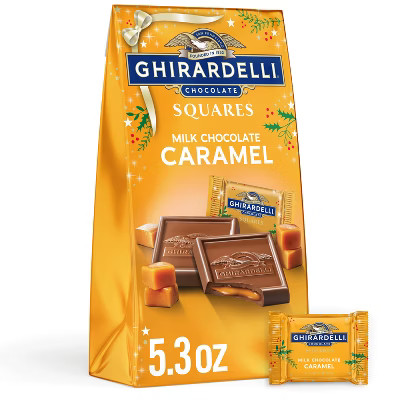 Ghirardelli Christmas Milk Chocolate Caramel Squares - 5.3oz | Target