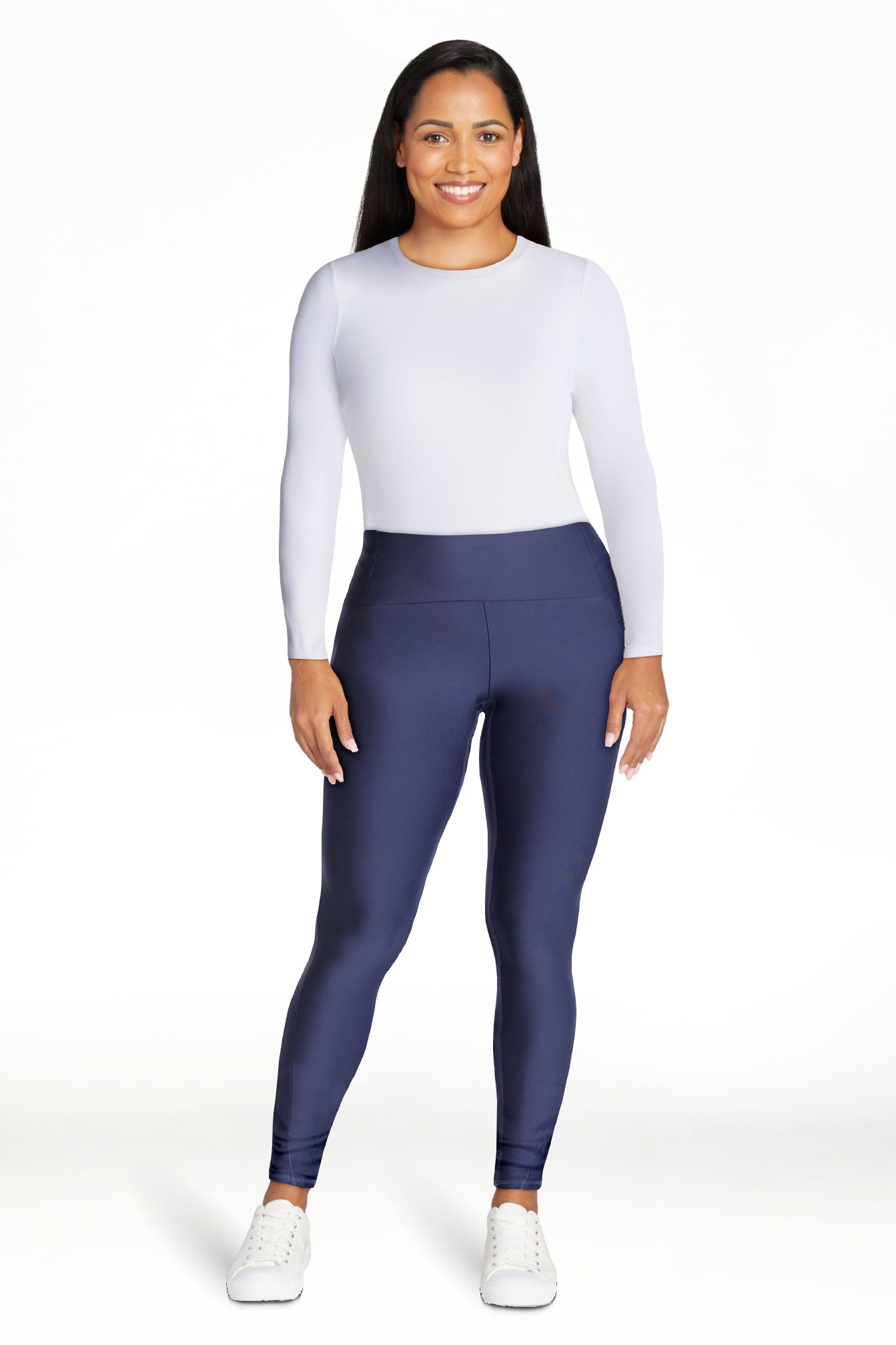 Avia Women's and Women's Plus Shine Leggings, 27" Inseam, Sizes XS-4X | Walmart (US)