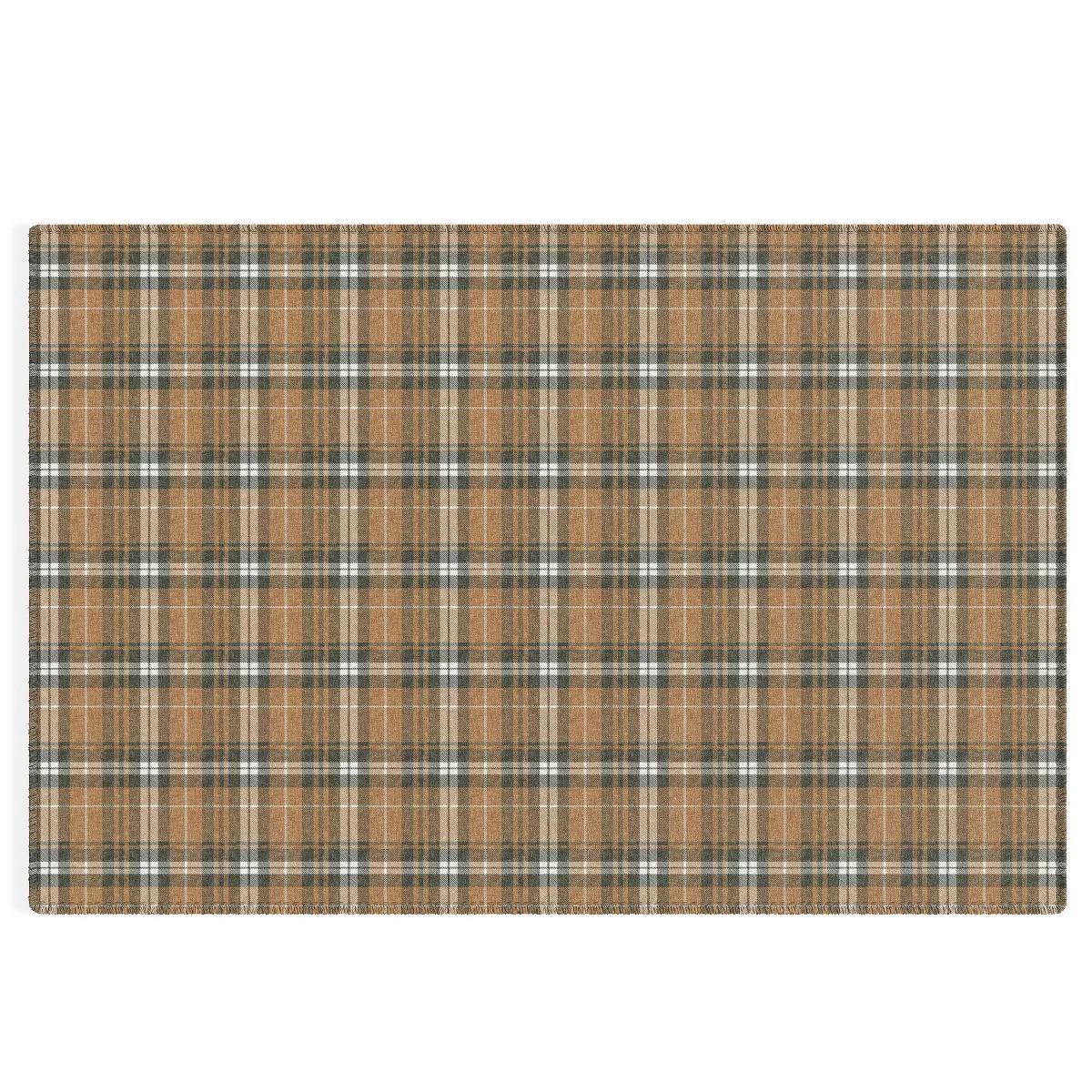 Little Arrow Design Co fall plaid brown olive Rug - Deny Designs | Target