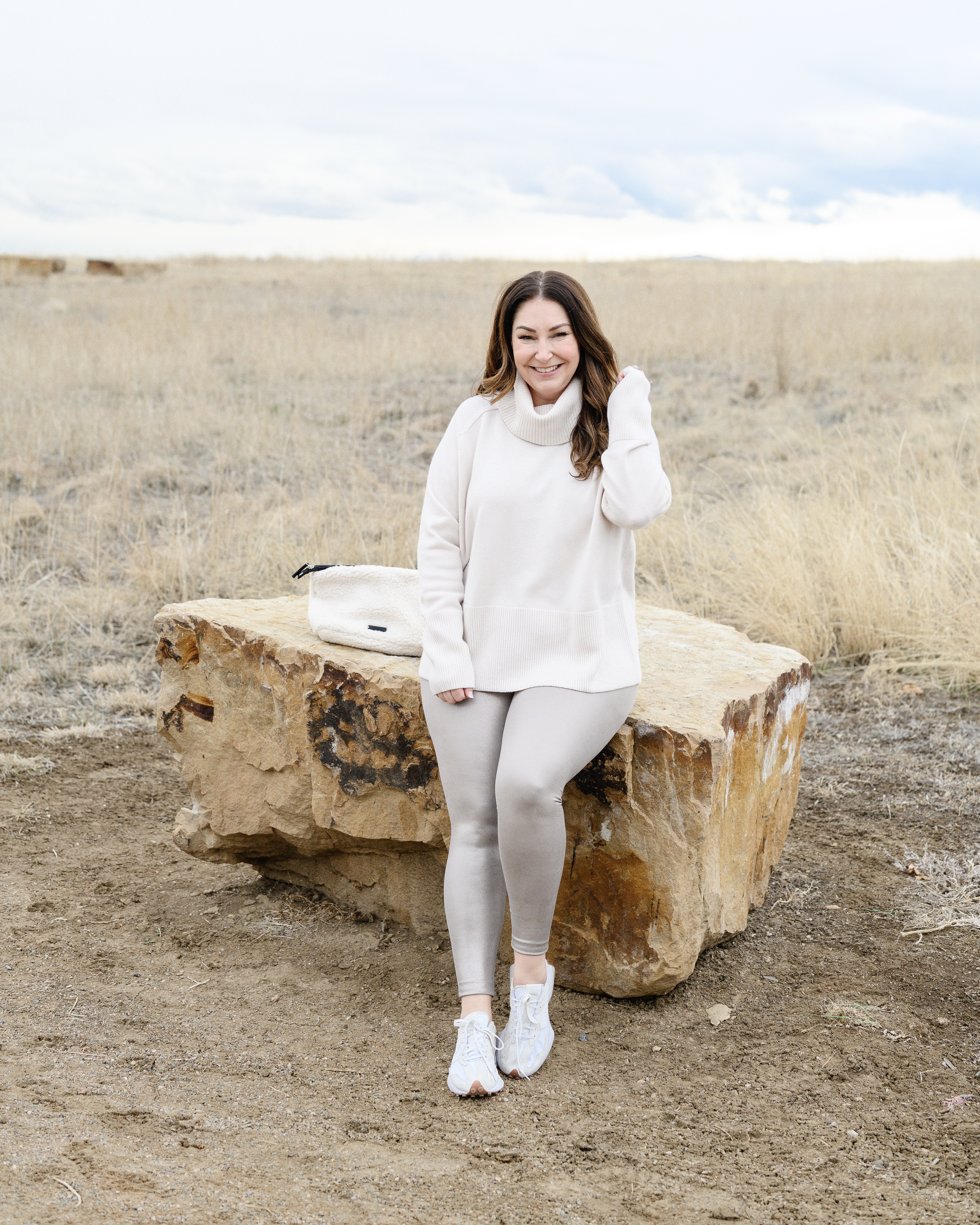 Winter whites are great for athleisure as well! These @athleta shimmer pants and turtleneck are top gifts that keep me cozy and festive. Wearing large in both pieces 

@athleta #ad #Athleta #PowerOfShe #FindYourMovement
 

 #LTKSeasonal #LTKActive #LTKSaleAlert