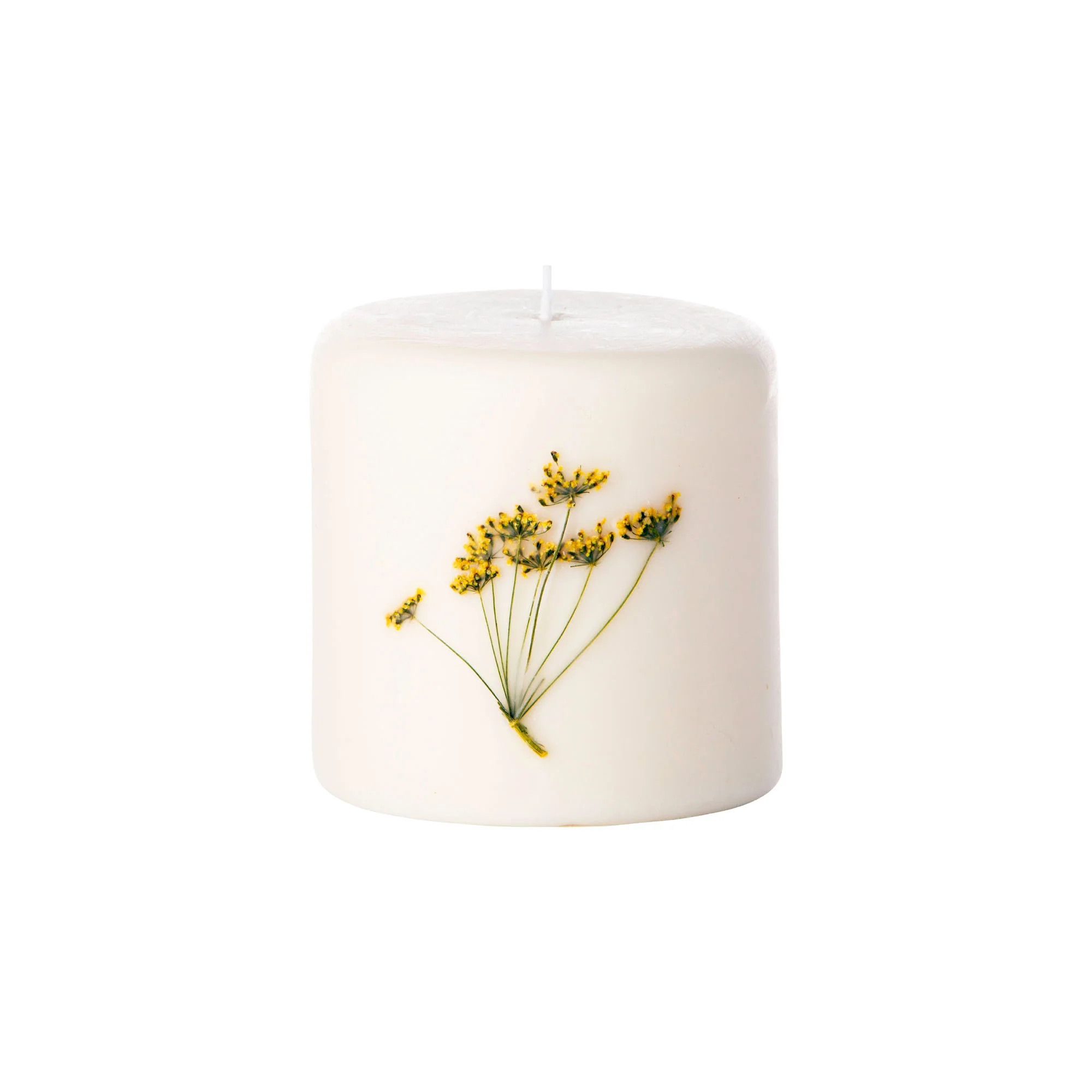 Honey Tobacco Pillar Botanical Candle | Rosy Rings