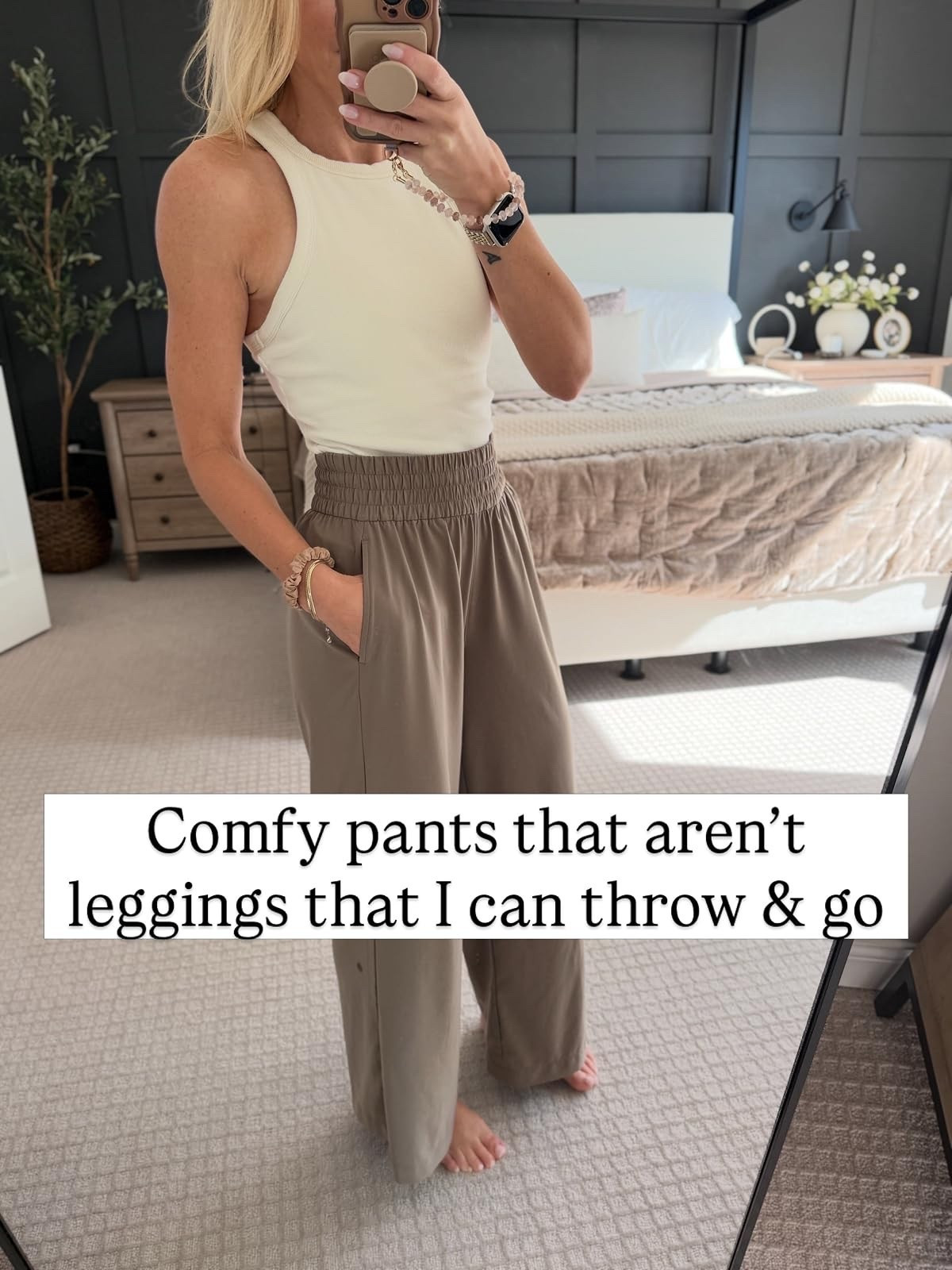 Stylish and comfy! These pants are perfect for a quick run or a casual day out. #travelfashion #comfortablewear

#LTKootd #LTKmomlife #LTKdayinmylife