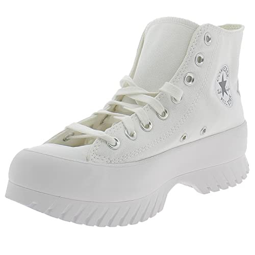 Converse Chuck Taylor All Star Lugged 2.0 Unisex, White/Egret/Black, 6 US Women/4 US Men | Amazon (US)