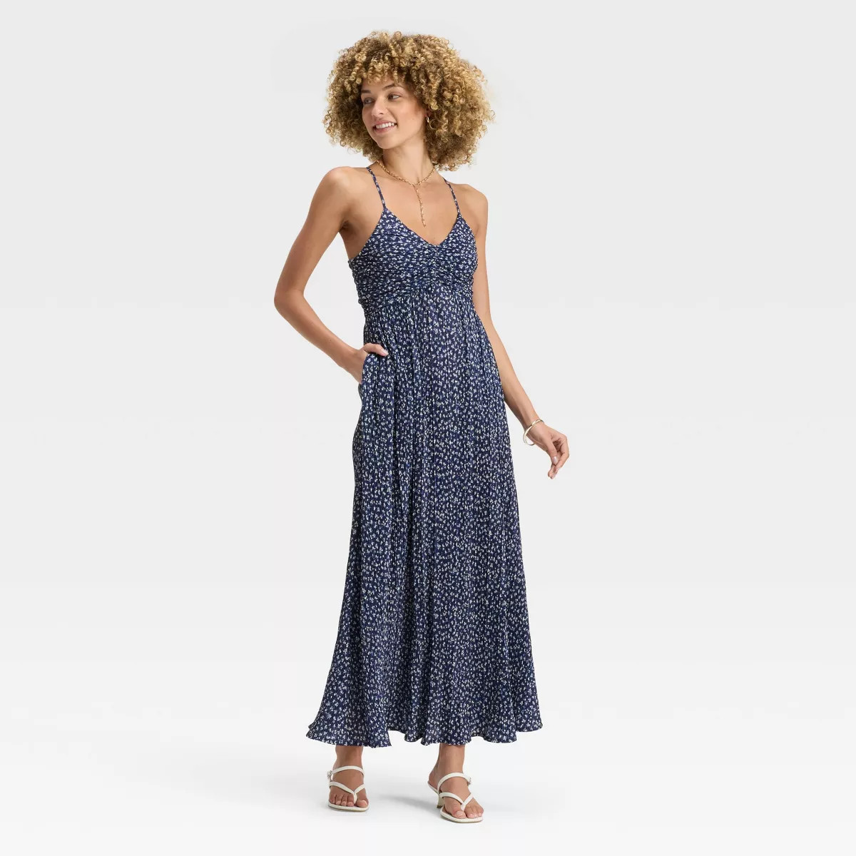 Women's Pleated Maxi Dress - A New Day™ | Target