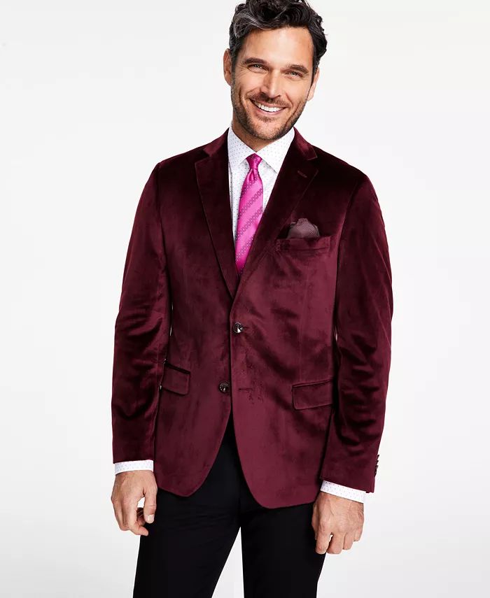 Alfani Men's Slim-Fit Solid Velvet Sport Coats, Created for Macy's - Macy's | Macy's