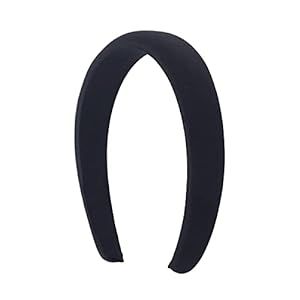 Motique Accessories Black Padded Headband for Women | Amazon (US)