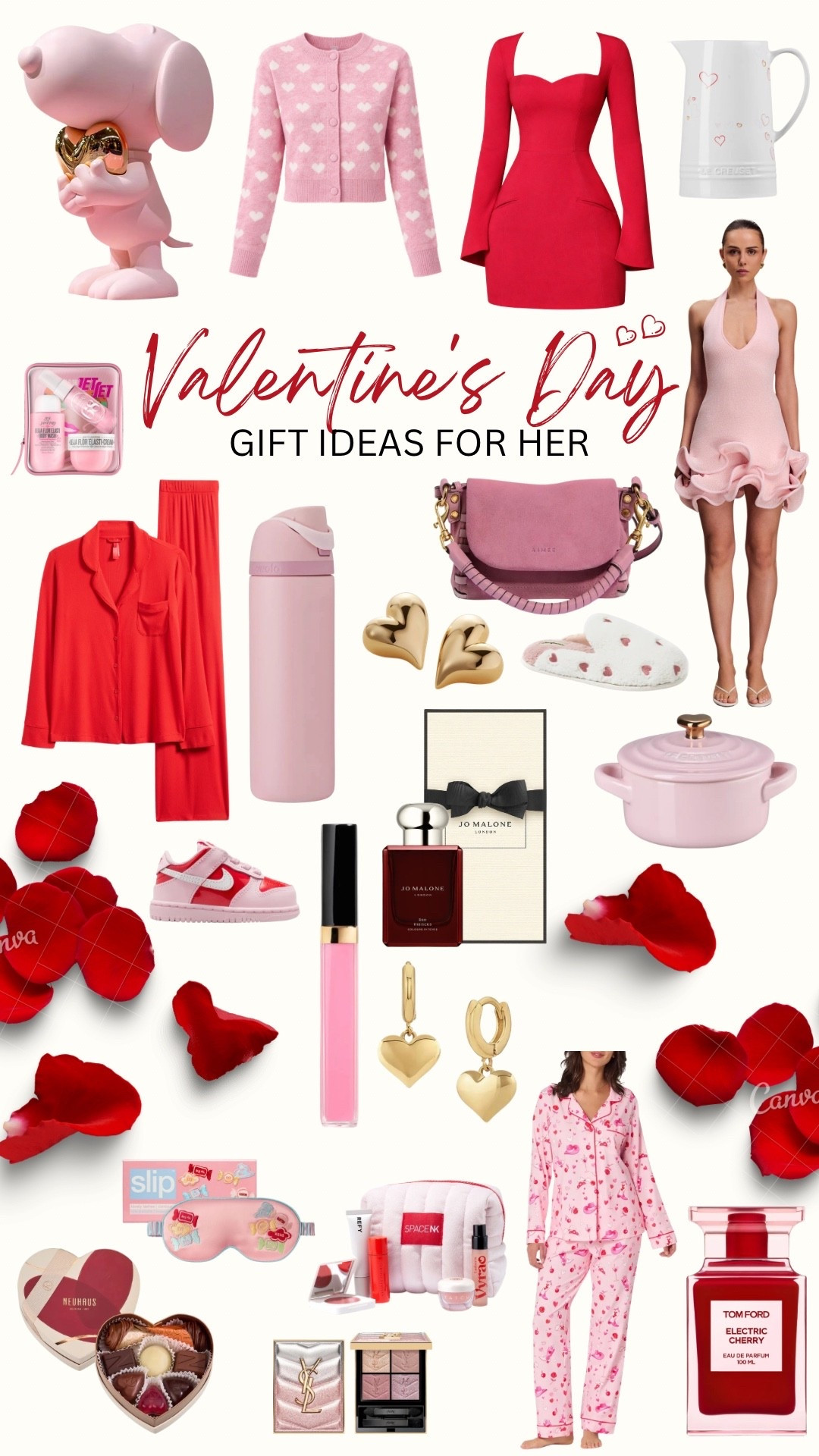 Valentine’s Day gifting but make it chic 💕✨ From cozy pink knits and heart details 💗 to dreamy beauty, jewellery ✨ and little luxury home finds 🤍💌

Like this post to save it to your favourite folder and come back later to shop.

Valentine’s Day gifts, Valentine gift ideas for her, pink cardigan, red dress, heart jewellery, gold heart earrings, pink handbag, beauty gifts, perfume gift, Jo Malone perfume, Tom Ford perfume, silk sleep mask, cosy pyjamas, Valentine pyjamas, luxury candles, home decor gifts, self care gifts, romantic gifts, fashion gifts for women, Valentine aesthetic 💕

#LTKmorningroutine #LTKValentine #LTKdayinmylife
