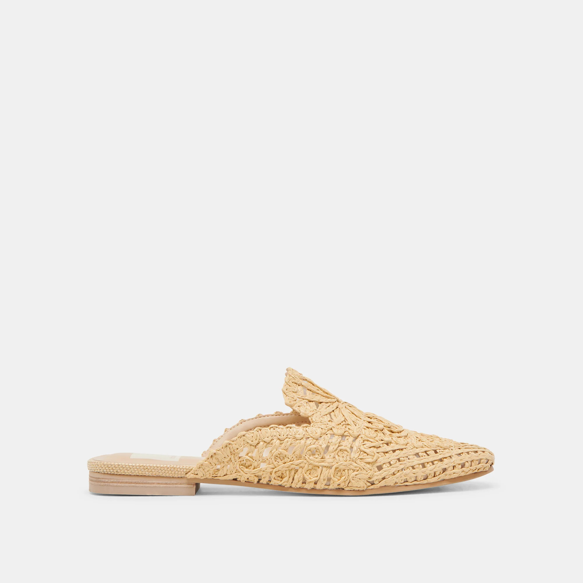 DIYA FLATS LT NATURAL MACRAME | DolceVita.com