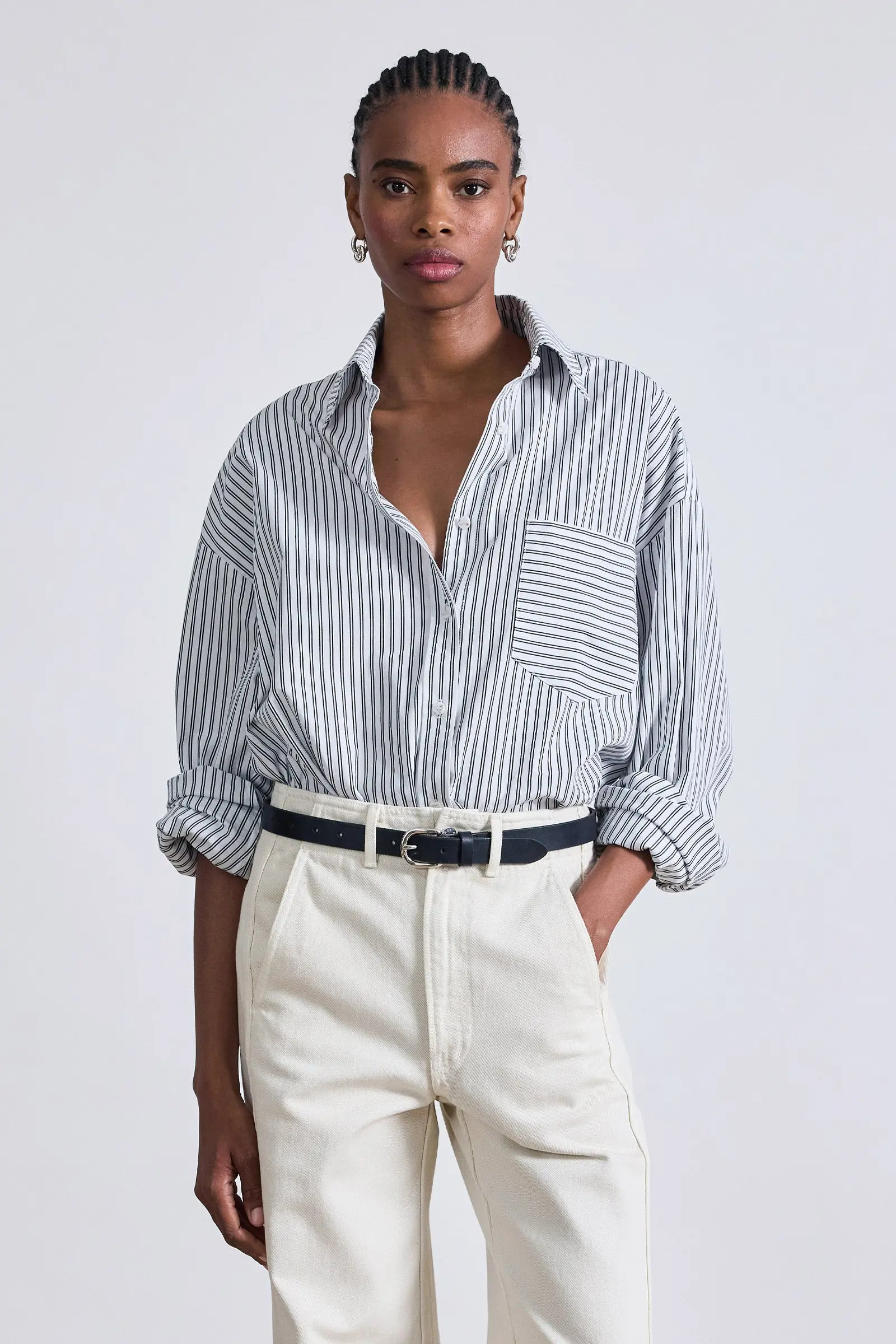 Aldea Oversized Button Down | Apiece Apart | Apiece Apart