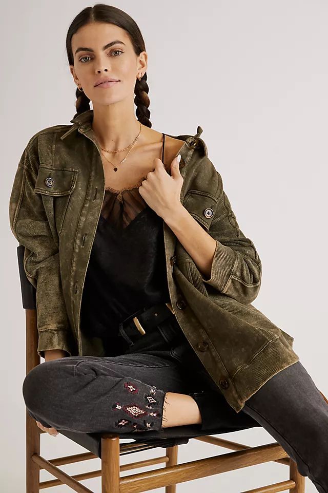 Pilcro Relaxed Shirt Jacket | Anthropologie (US)