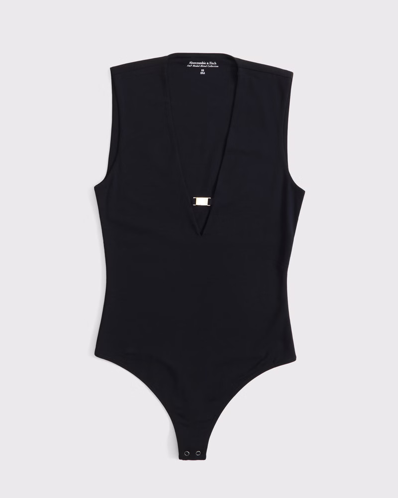 Plunge Hardware Bodysuit | Abercrombie & Fitch (US)