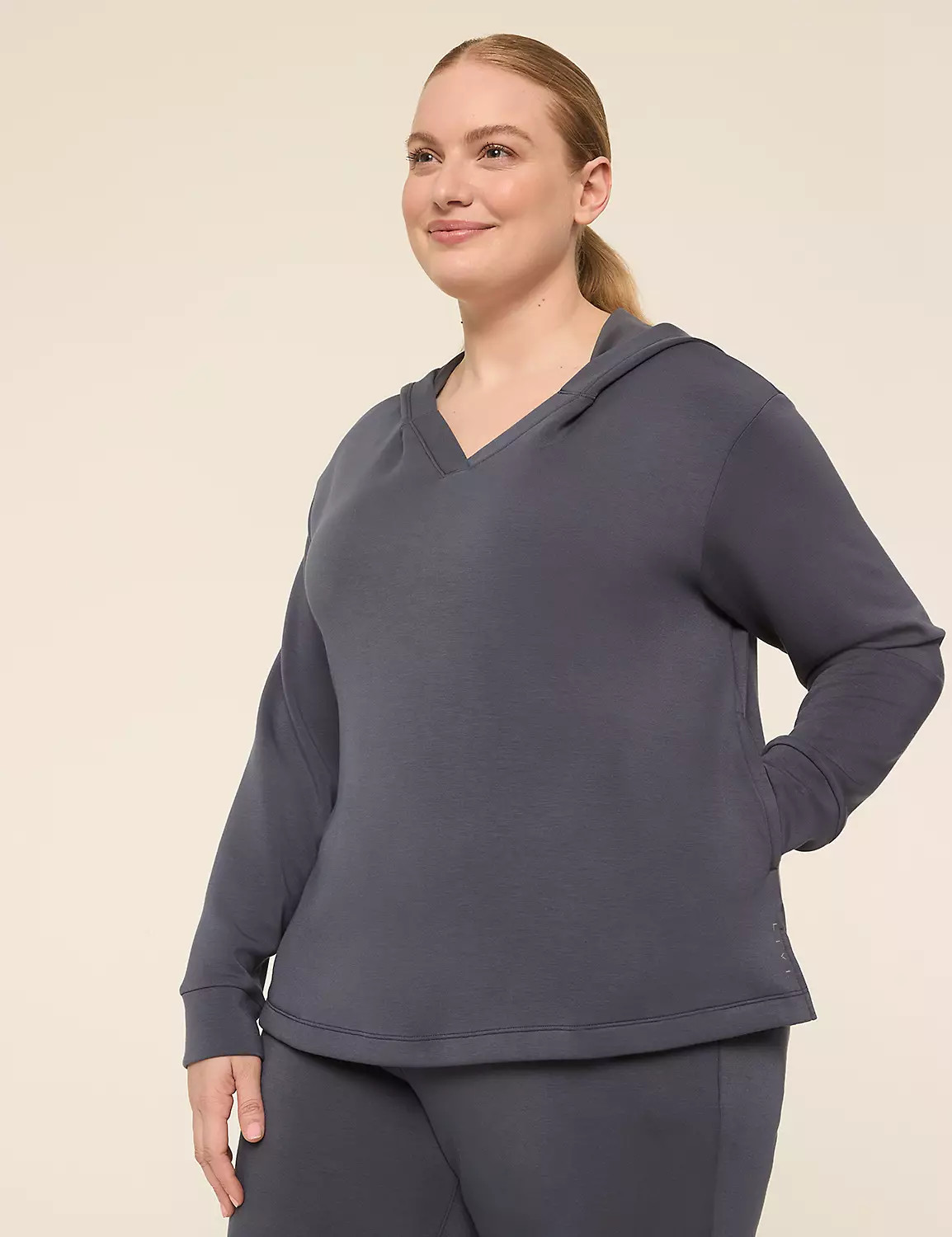 LIVI Journey V-Neck Hoodie | LaneBryant | Lane Bryant (US)
