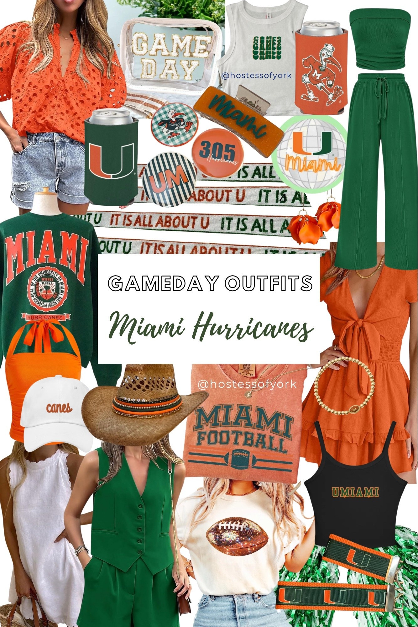 Miami Hurricanes football gameday outfit ideas! Everything you need to kickoff a great season! 🏈
#acc #football #gameday #hurricane #college #sports #outfits #stadium #sorority #fashion #ncaa #boots #fall #autumn #tailgate #florida #miami

#LTKSeasonal #LTKFindsUnder100 #LTKParties